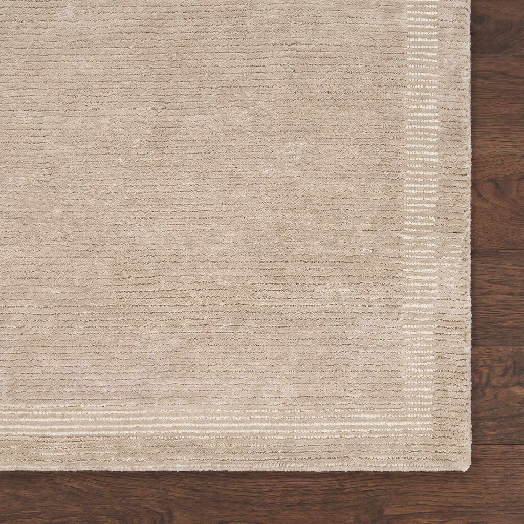 Emerin Sandstone Modern Minimalist Handmade Area Rug