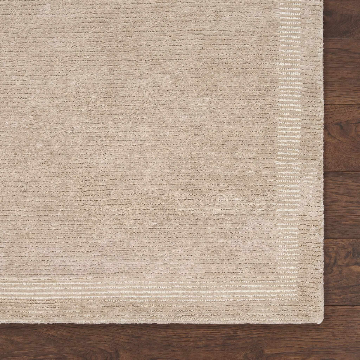 Emerin Sandstone Modern Minimalist Handmade Area Rug