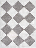 Arilla Diamond Checkered Washable Area Rug