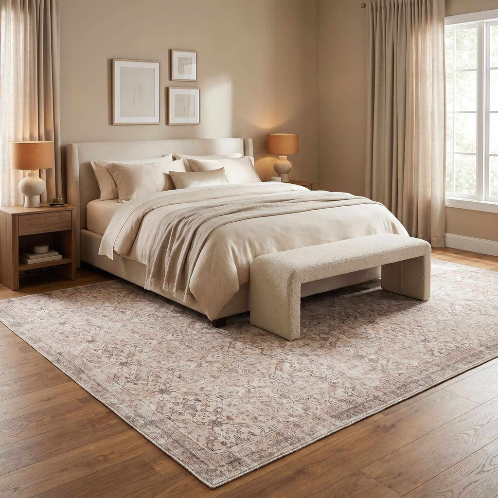 Amelia Machine Woven  Jenni Yolo Home x LIVABLISS JYAL-2301 Washable Area Rug