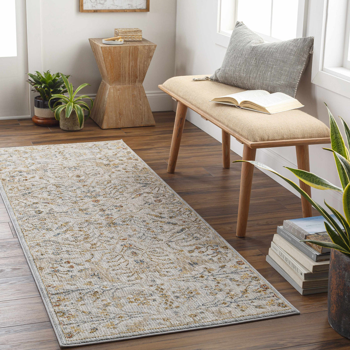 Kabungahan Oushak Style Floral Rug