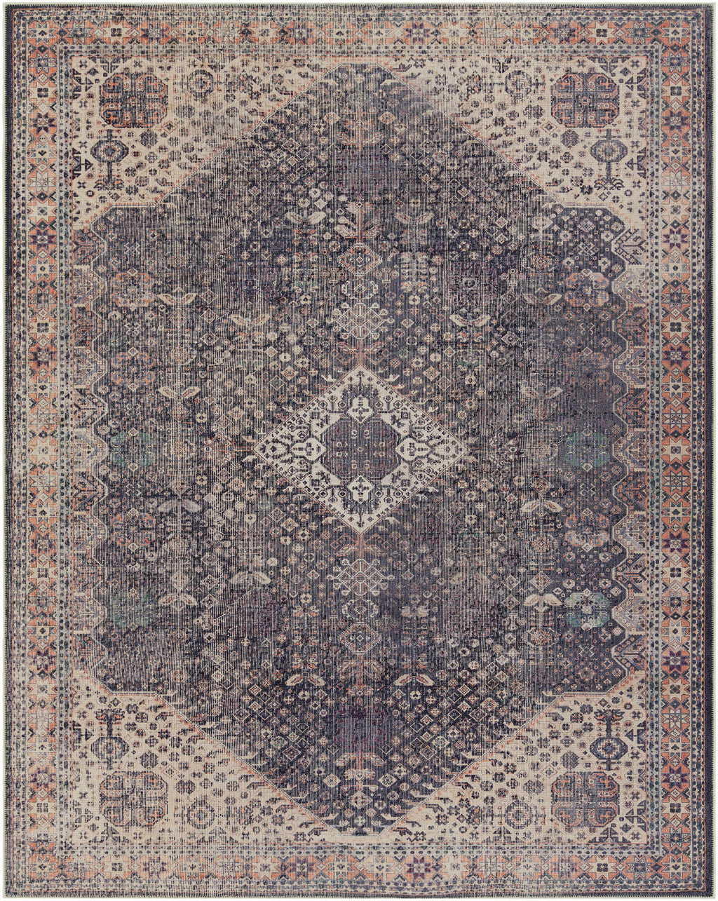 Kittrell Vintage Flat Pile Washable Rug - Clearance