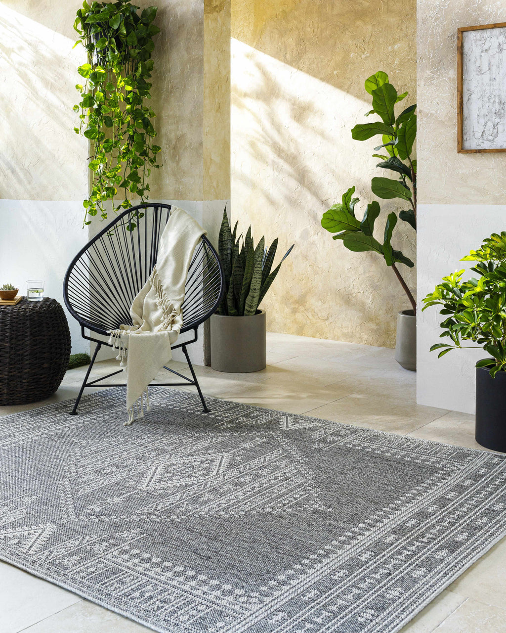 Asuman Outdoor Area Rug - Clearance
