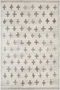 Lotta Ivory Modern Wool Area Rug