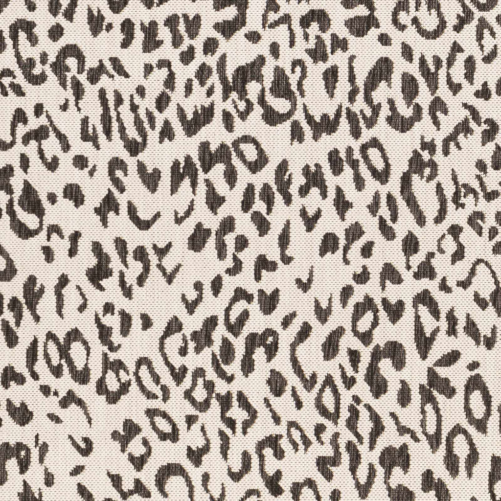 Alderbury White Leopard Print Outdoor Rug