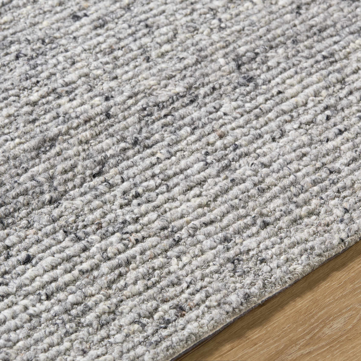 Winta Charcoal Wool Area Rug