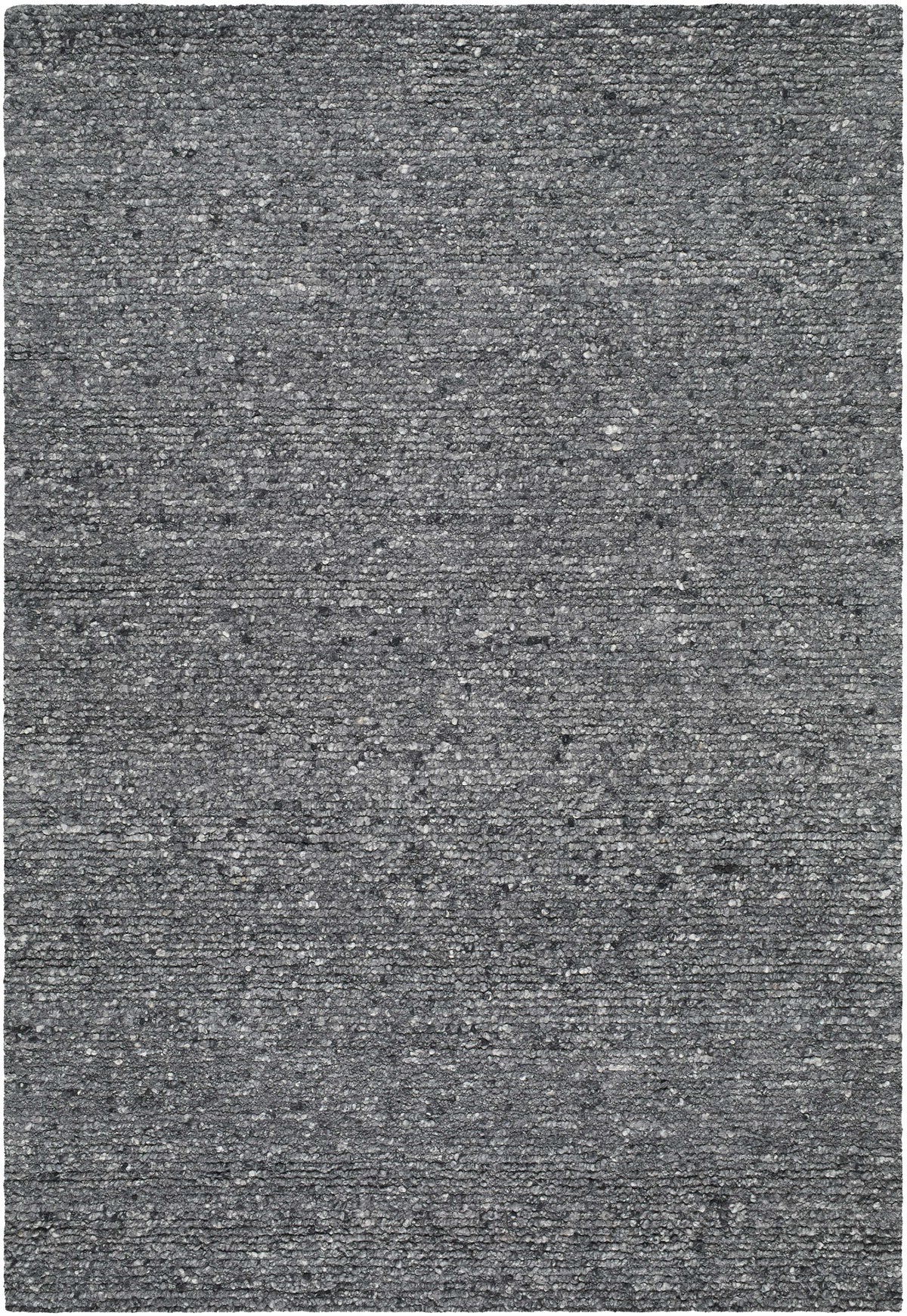 Winta Black Wool Area Rug