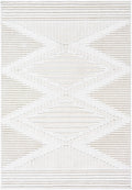 Annika Beige 3D Washable Area Rug