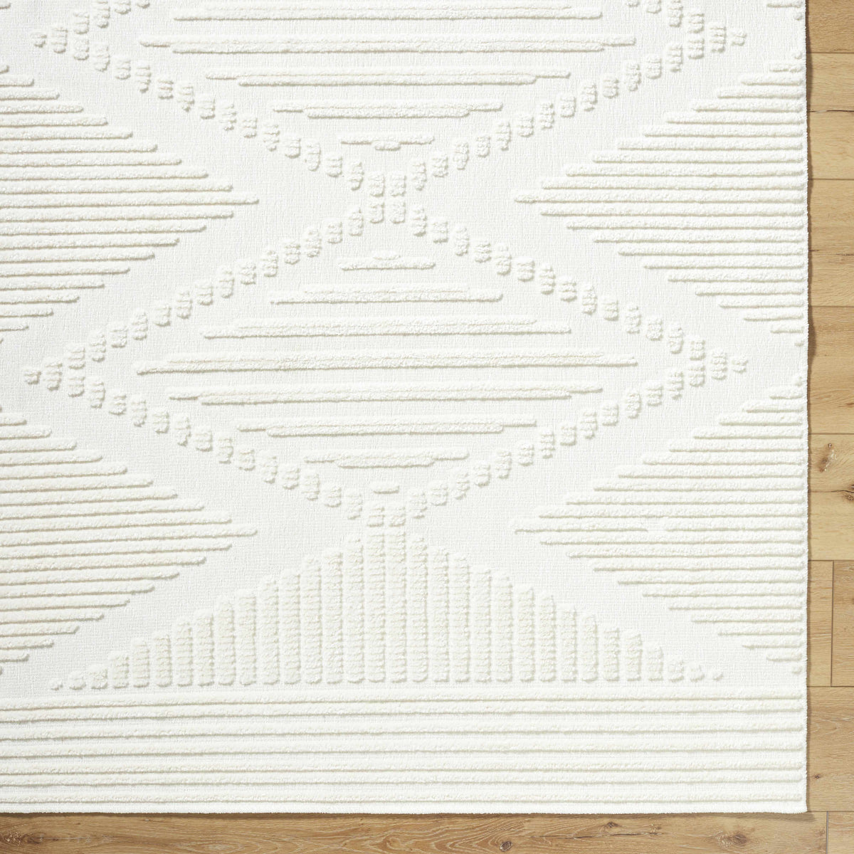 Annika Beige 3D Washable Area Rug