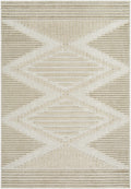 Annika Light Brown 3D Washable Area Rug
