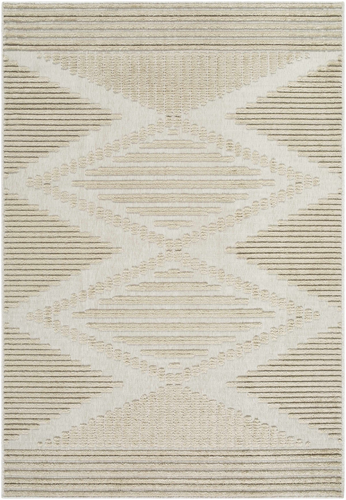 Annika Light Brown 3D Washable Area Rug