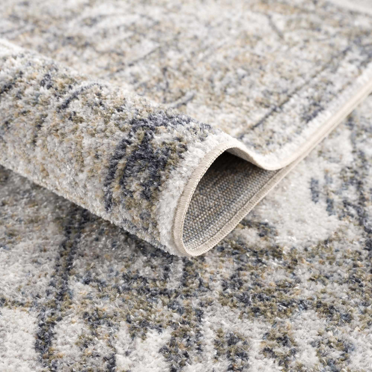 Hera Olive Boutique Washable Rug