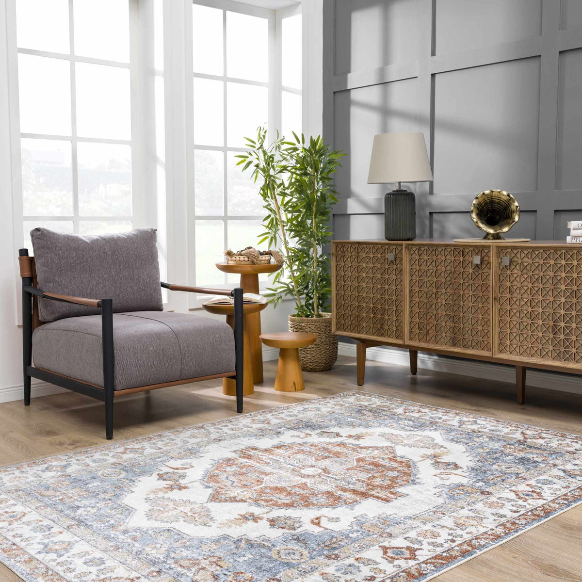 Ebbe Washable Area Rug - Clearance