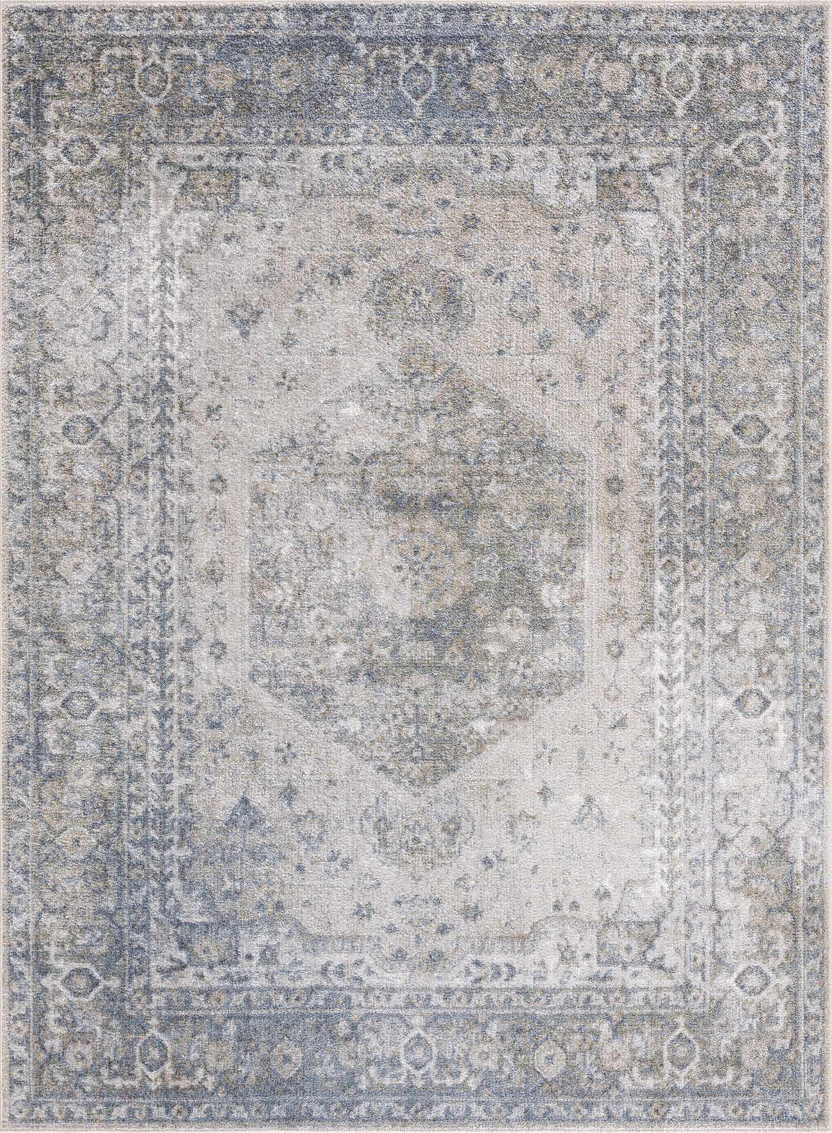 Gael Blue Boutique Washable Rug