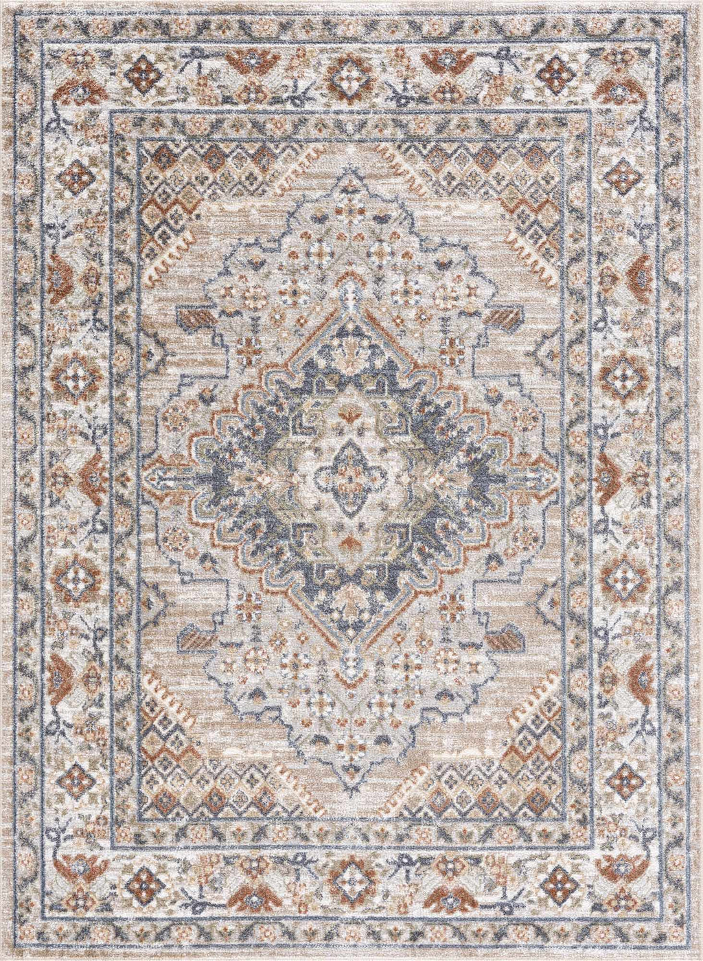 Erez Flat Pile Washable Rug