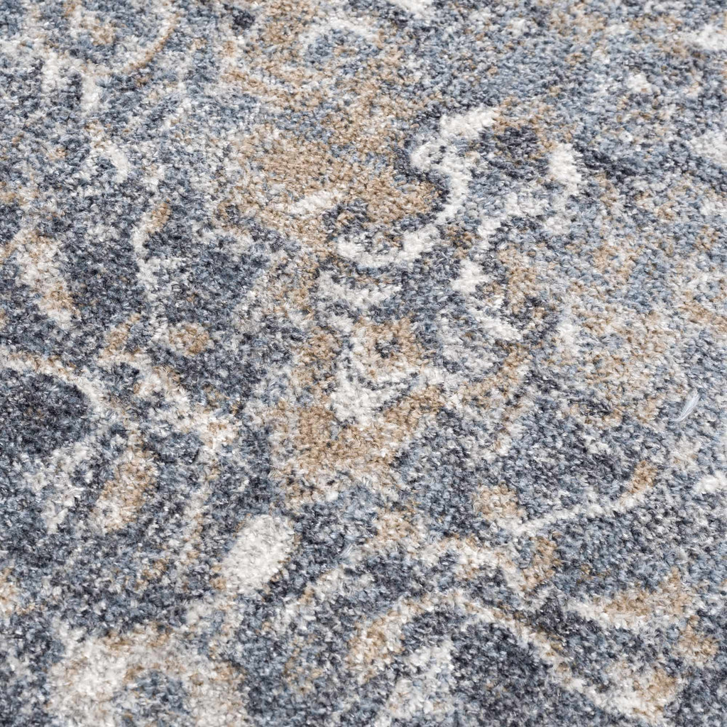 Aurum Blue Washable Area Rug