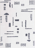 Eitan Gray Washable Area Rug - Clearance