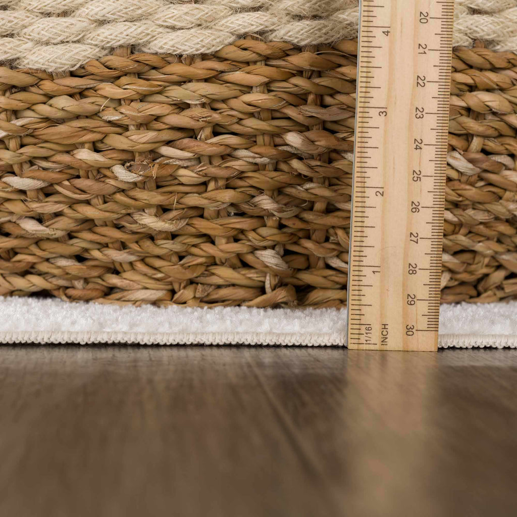 Eitan Gray Washable Area Rug - Clearance