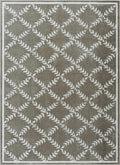 Donier Green Geometric Washable Area Rug