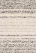 Ellisburg Striped Cream Faux Silk Rug - Clearance