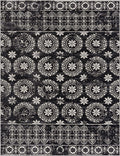 Kahraman Black & White Washable Rug - Clearance