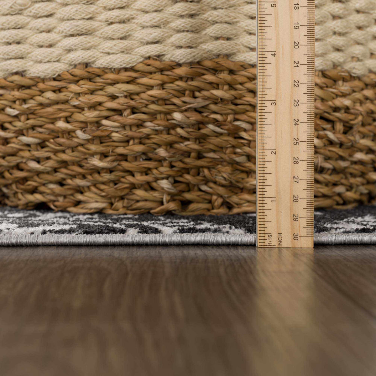 Kahraman Black & White Washable Rug - Clearance