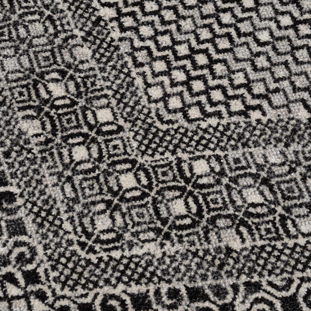 Coledale Black & White Washable Rug - Clearance