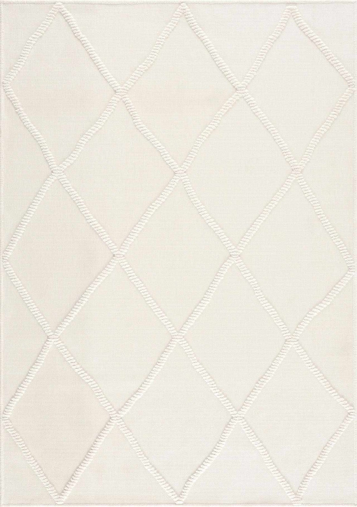 Amani White Washable Rug - Clearance