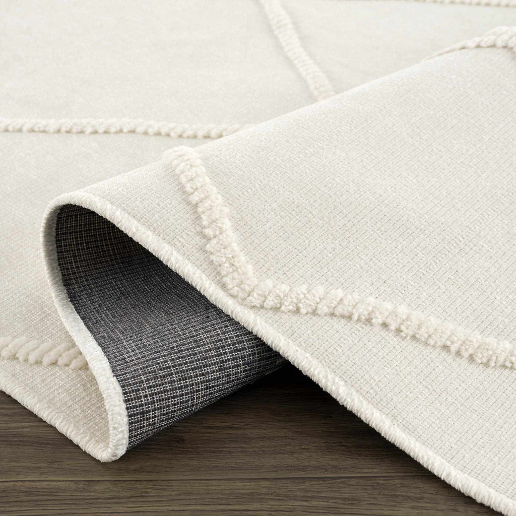 Amani White Washable Rug - Clearance