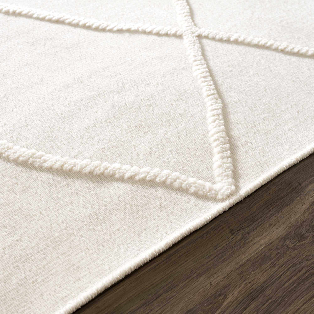 Amani White Washable Rug - Clearance