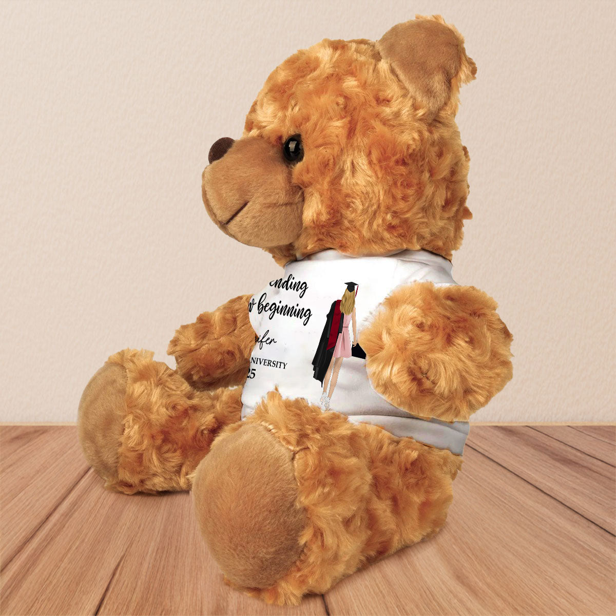 A Sweet Ending To A New Beginning - Personalized Cuddle Bear