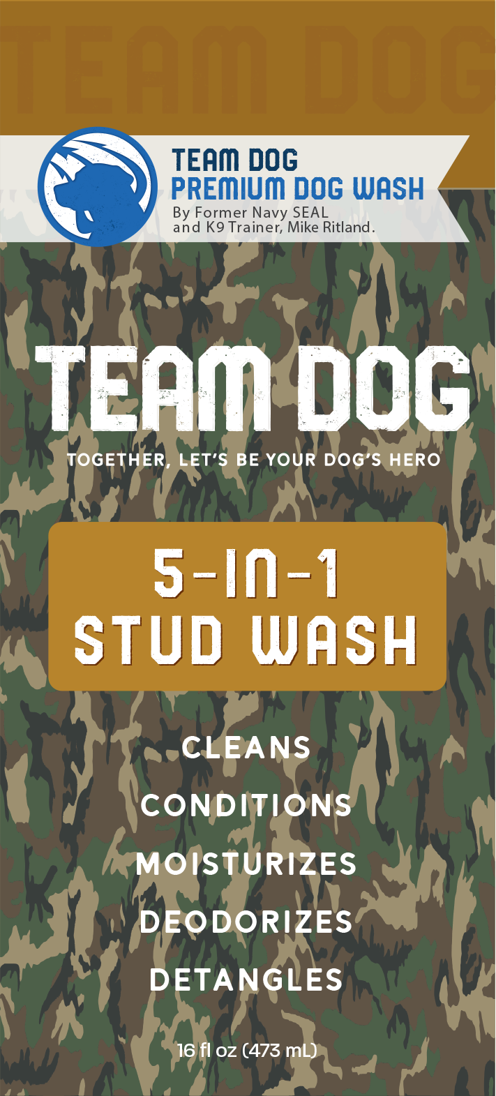 5-in-1 Stud Wash Shampoo - 16 floz