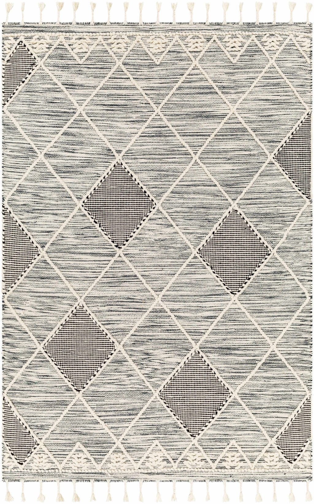 Mabua Tasseled Jute&Wool Rug - Clearance