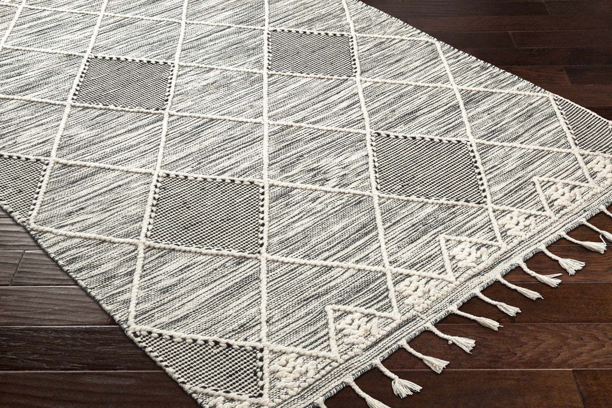 Mabua Tasseled Jute&Wool Rug - Clearance
