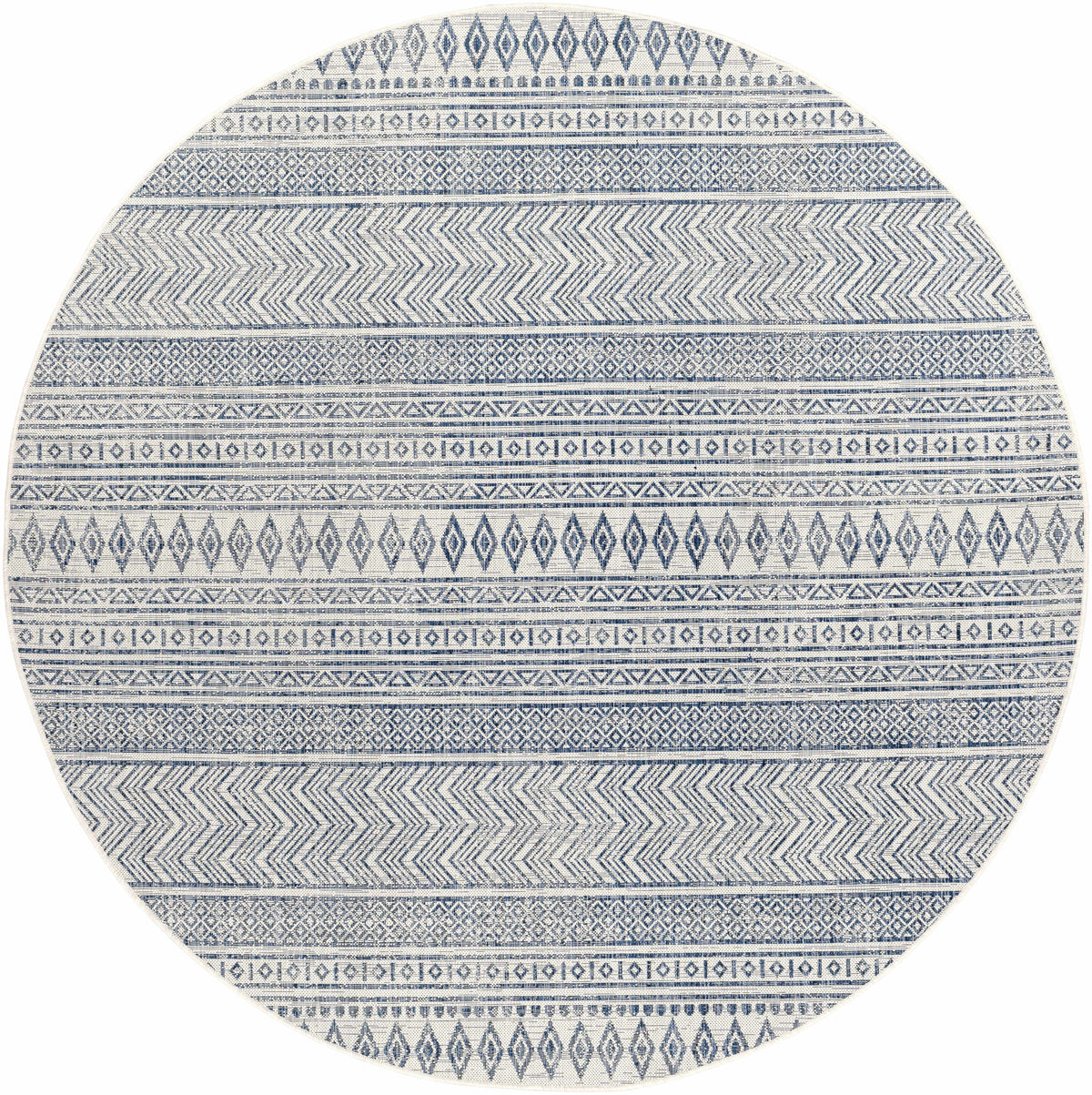 Madras Light Blue Green All Over Performance Outdoor Area Rug