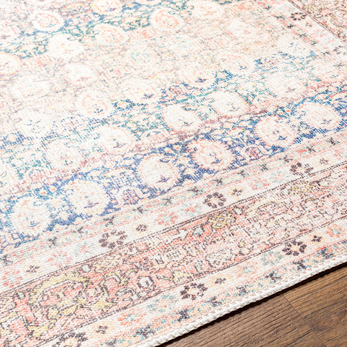 Maligaya Distressed Washable Rug - Clearance