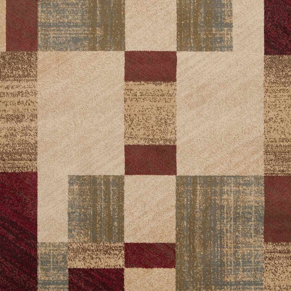 Maumee Brown Mosaic Performance Rug - Clearance