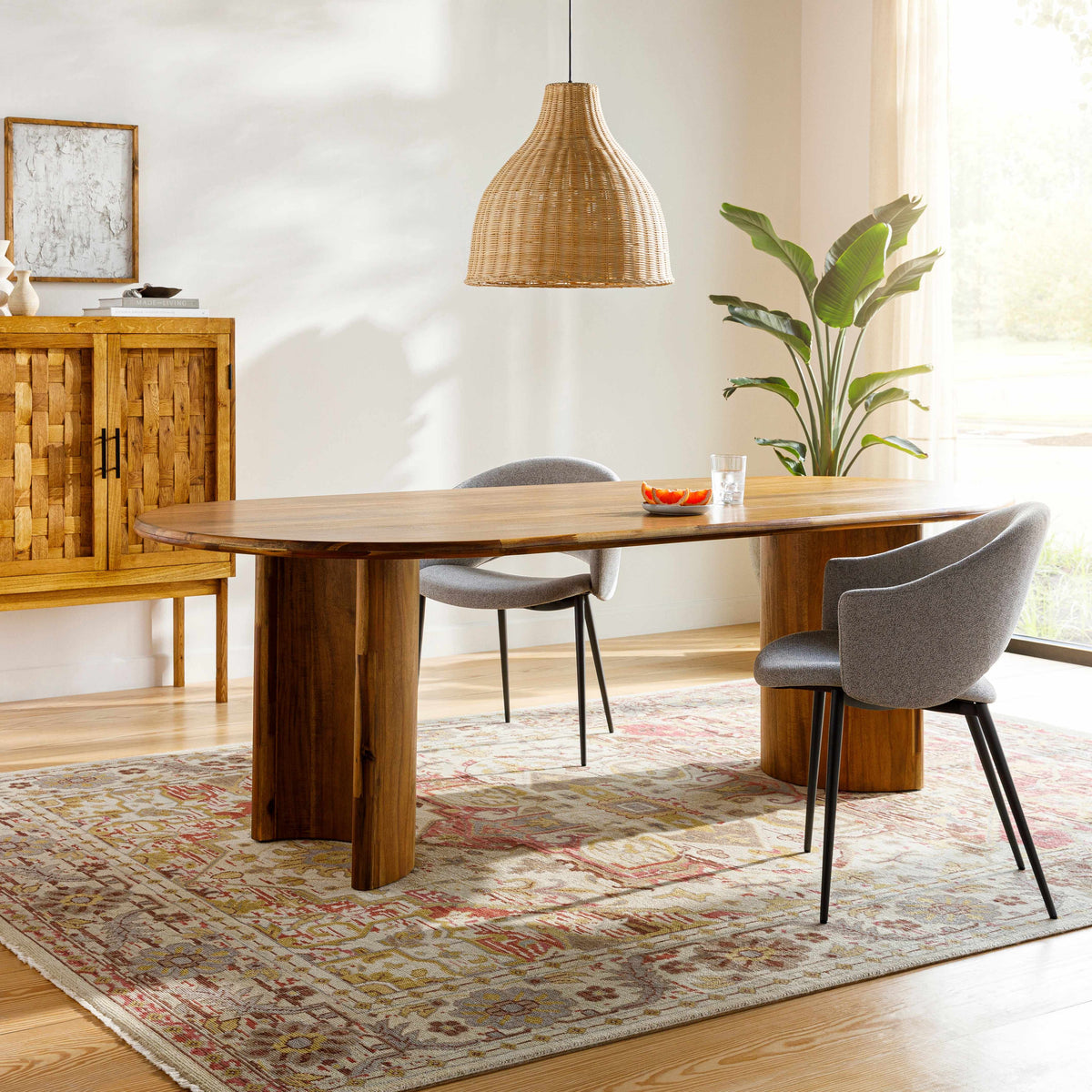 Mayland Premium Hand Knotted Wool & Viscose Area Rug