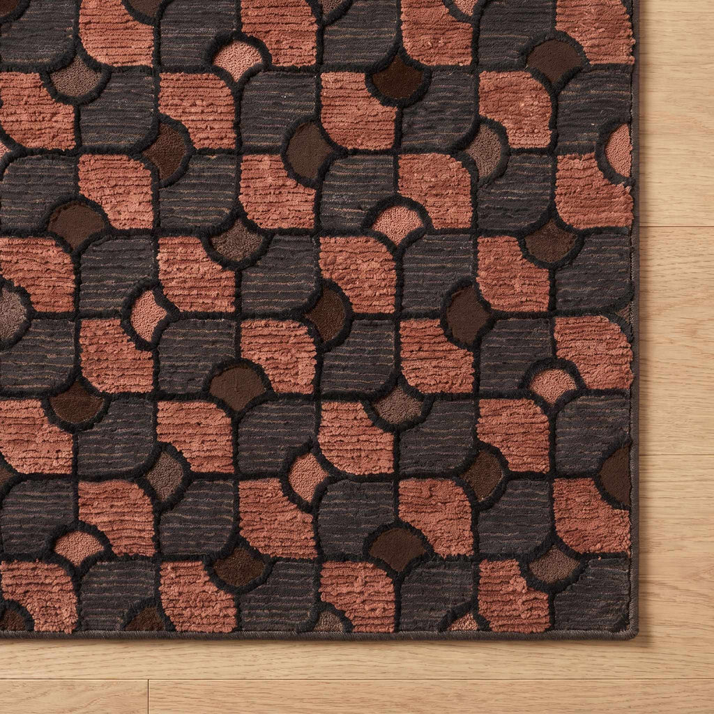 Josiah Contemporary Washable Area Rug