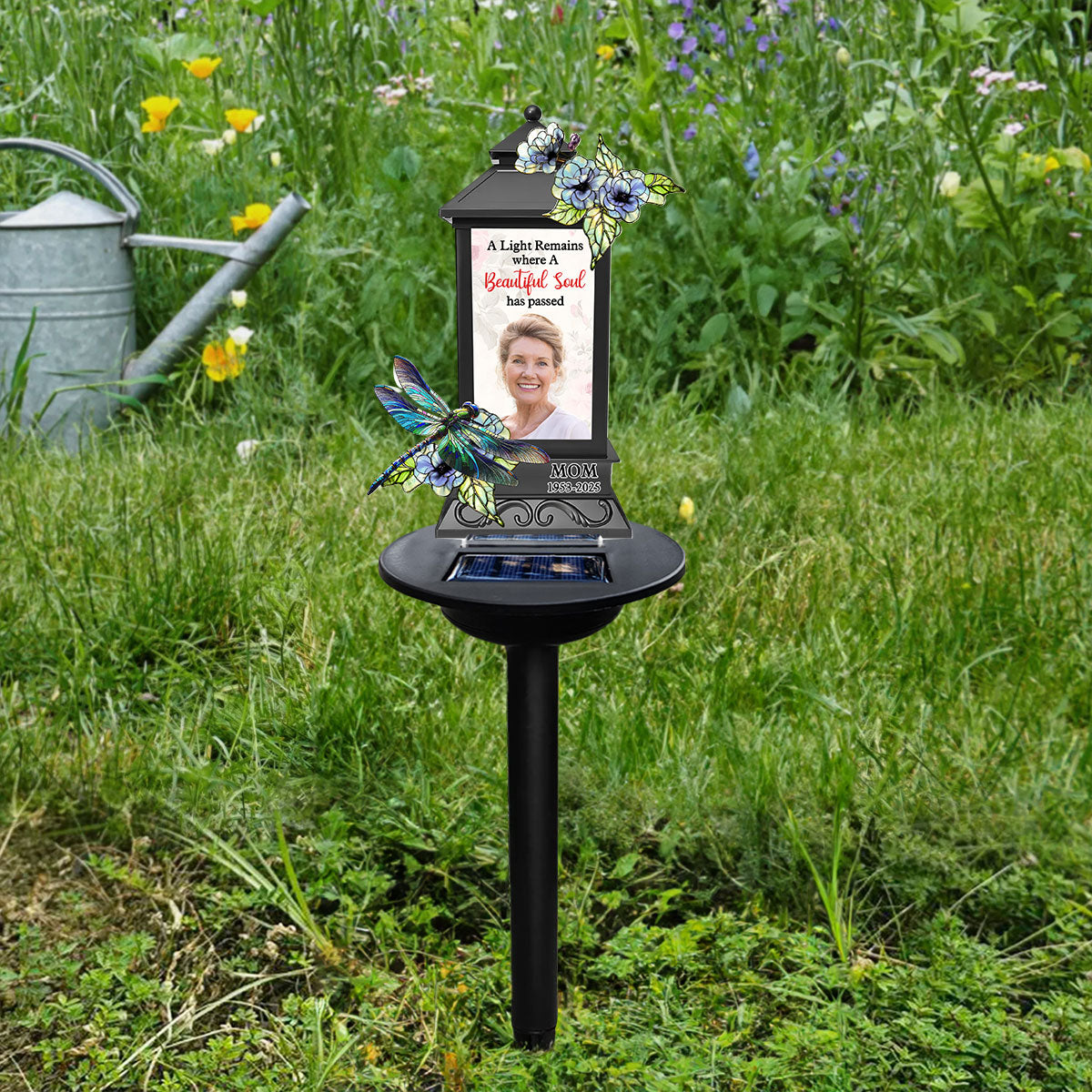 A Light Remains Where A Beautiful Soul Has Passed - Personalized Solar Light
