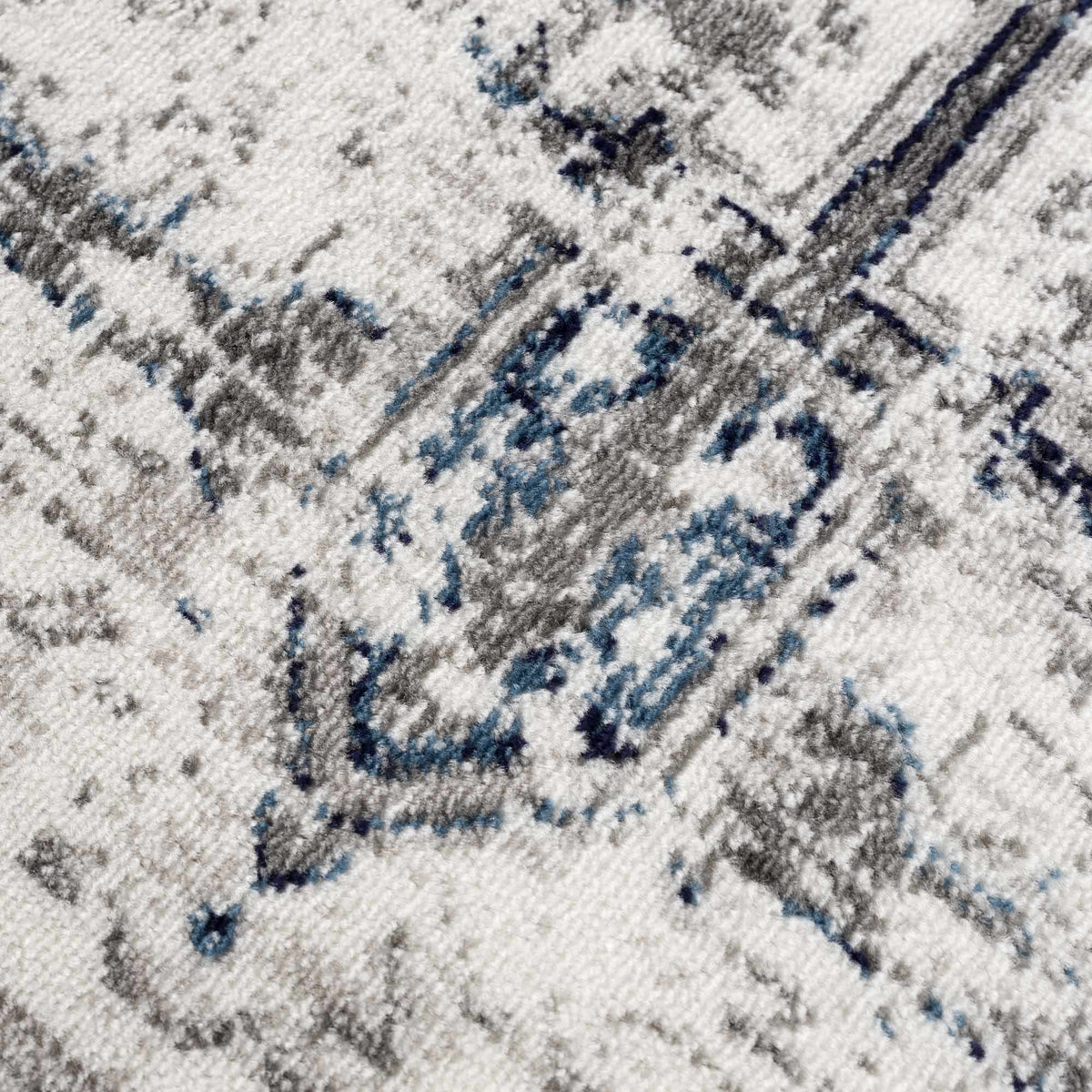 Buenaventura Cream & Navy Area Rug - Clearance