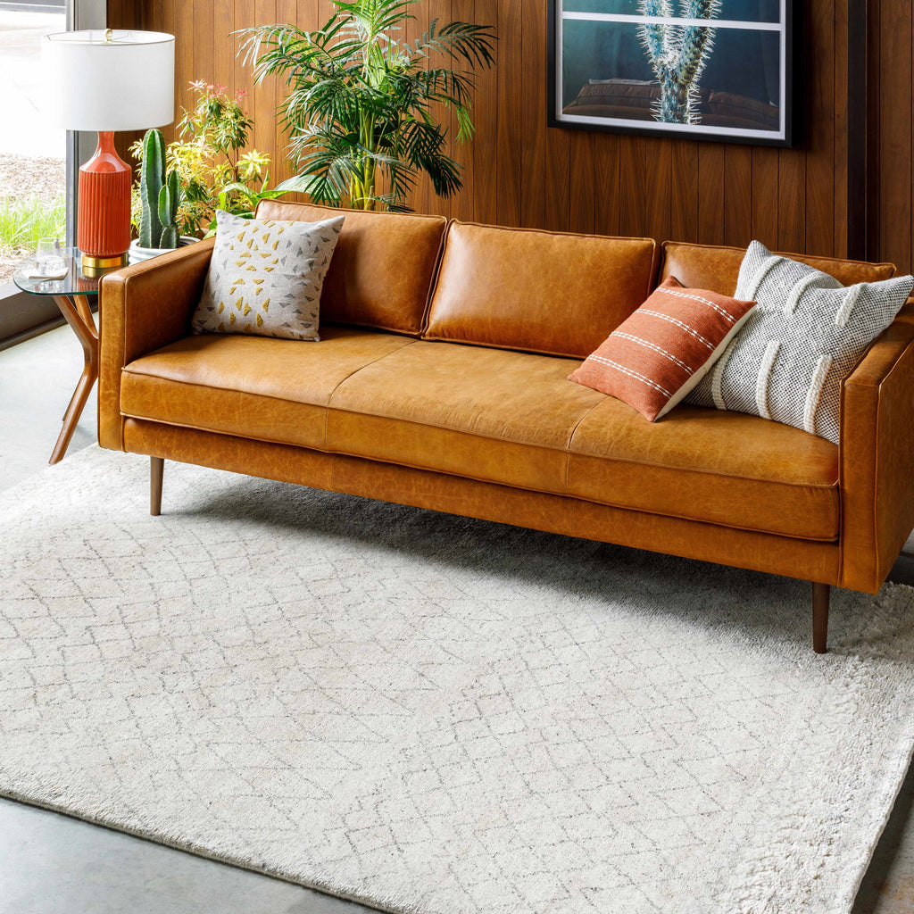 Mozon Handmade Faux Silk Area Rug - Clearance