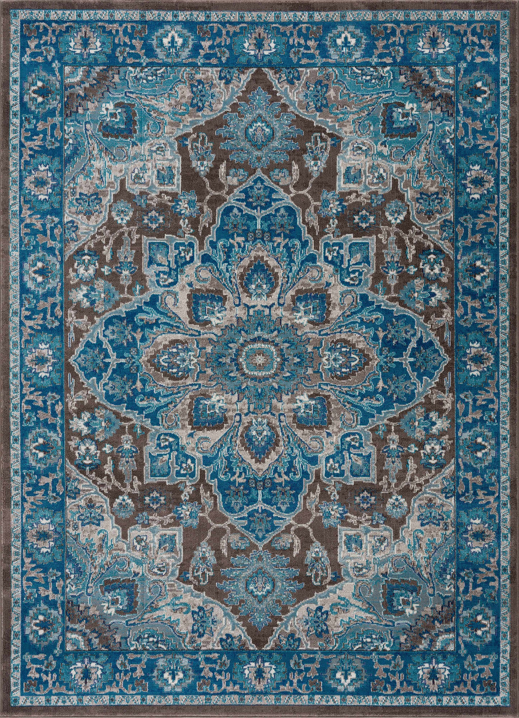 Mardin Turquoise Area Rug - Clearance
