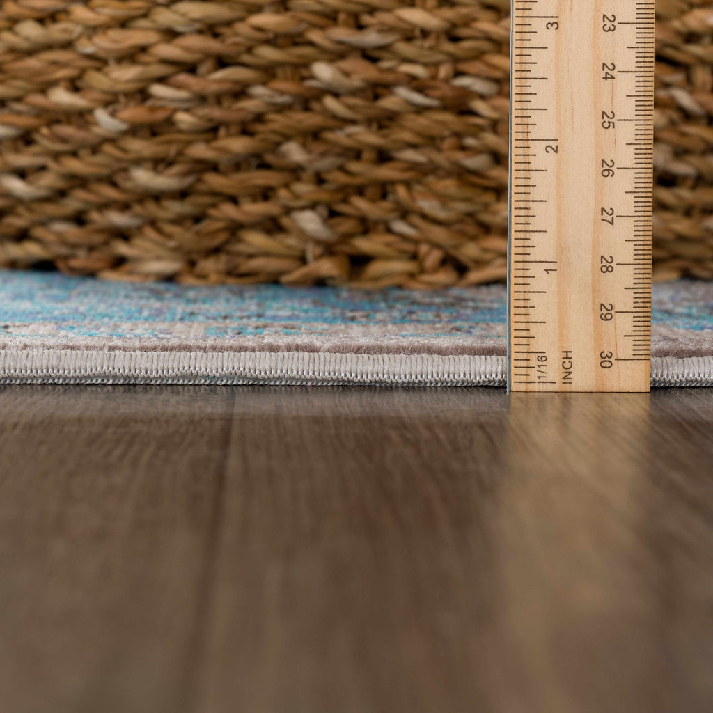 Mardina Turquoise Area Rug - Clearance