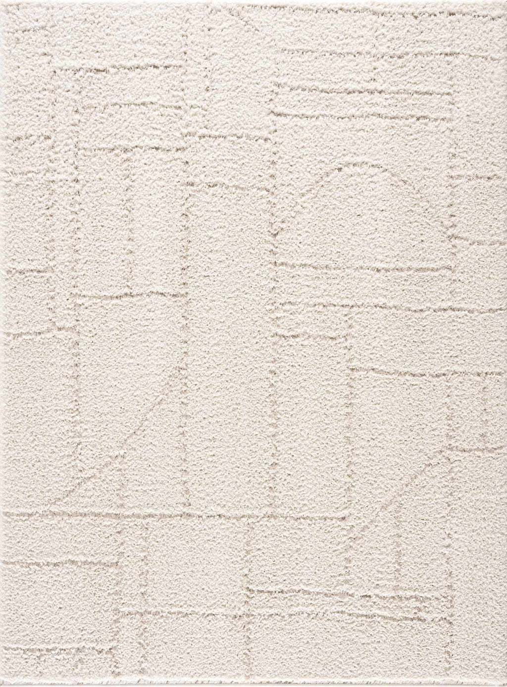 Andia Plush Grid Rug - Clearance