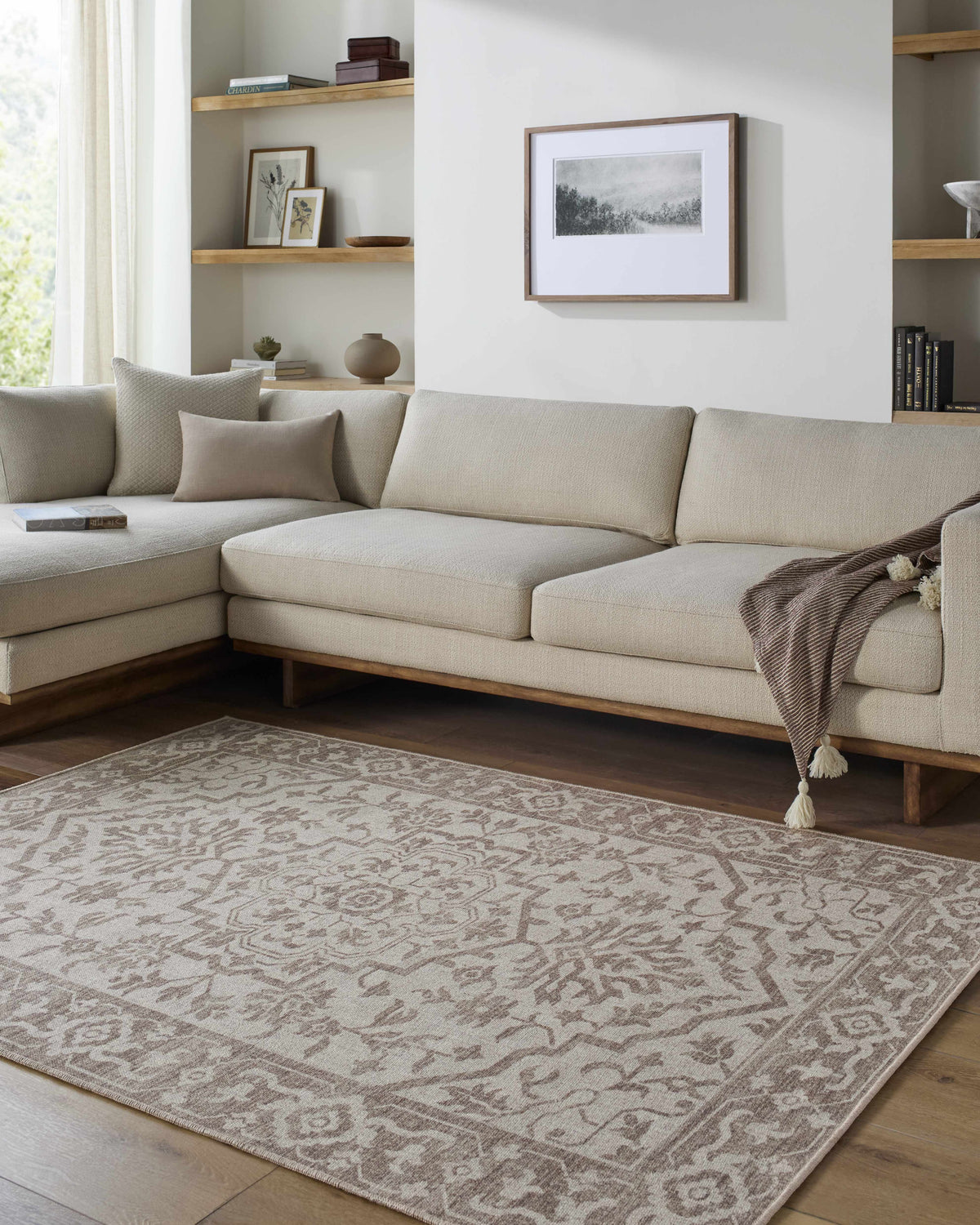 Ansgar Washable Wool Area Rug