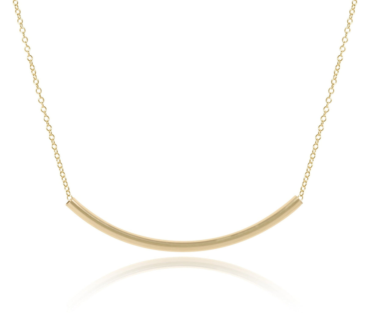16" Necklace Gold - Bliss Bar Gold