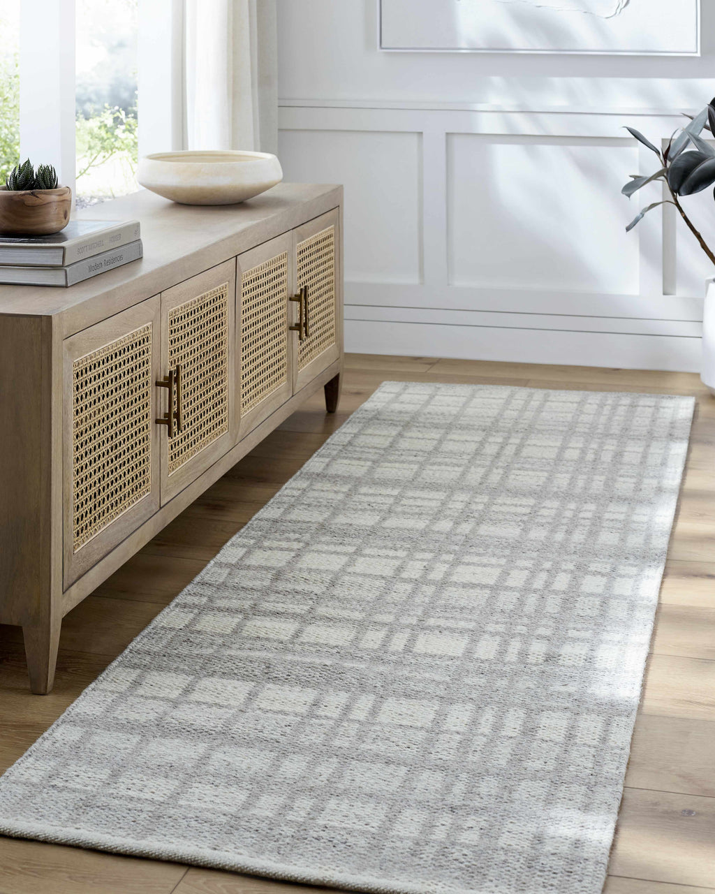 Nissa Light Gray Area Rug - Clearance