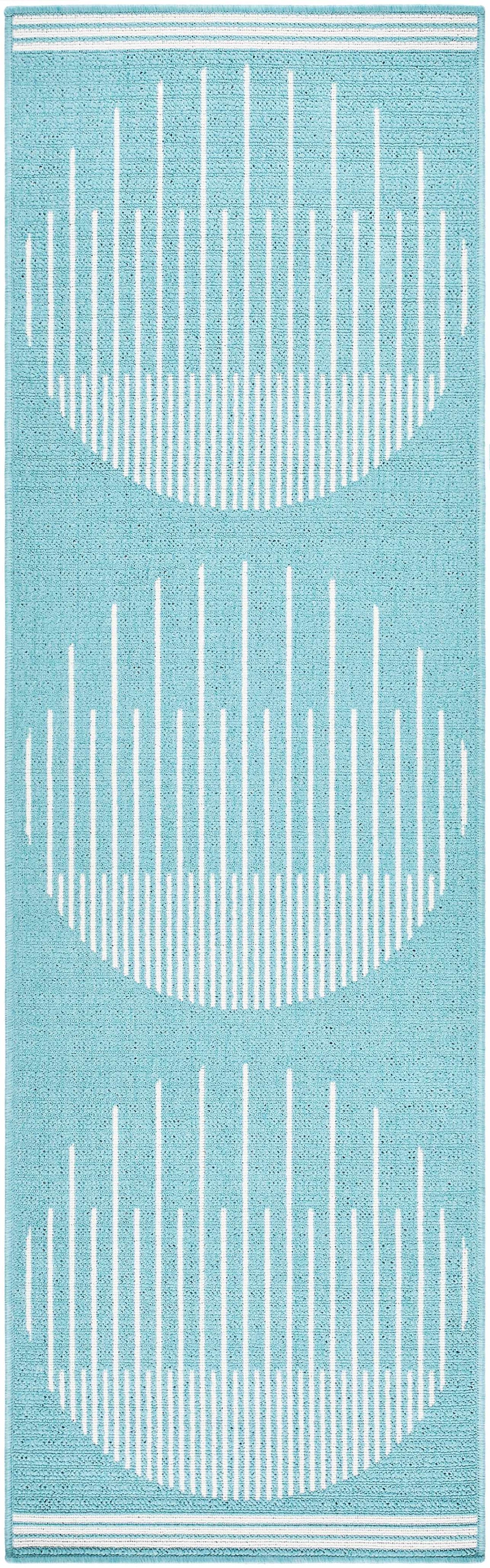 Nabil Aqua Outdoor Area Rug - Clearance