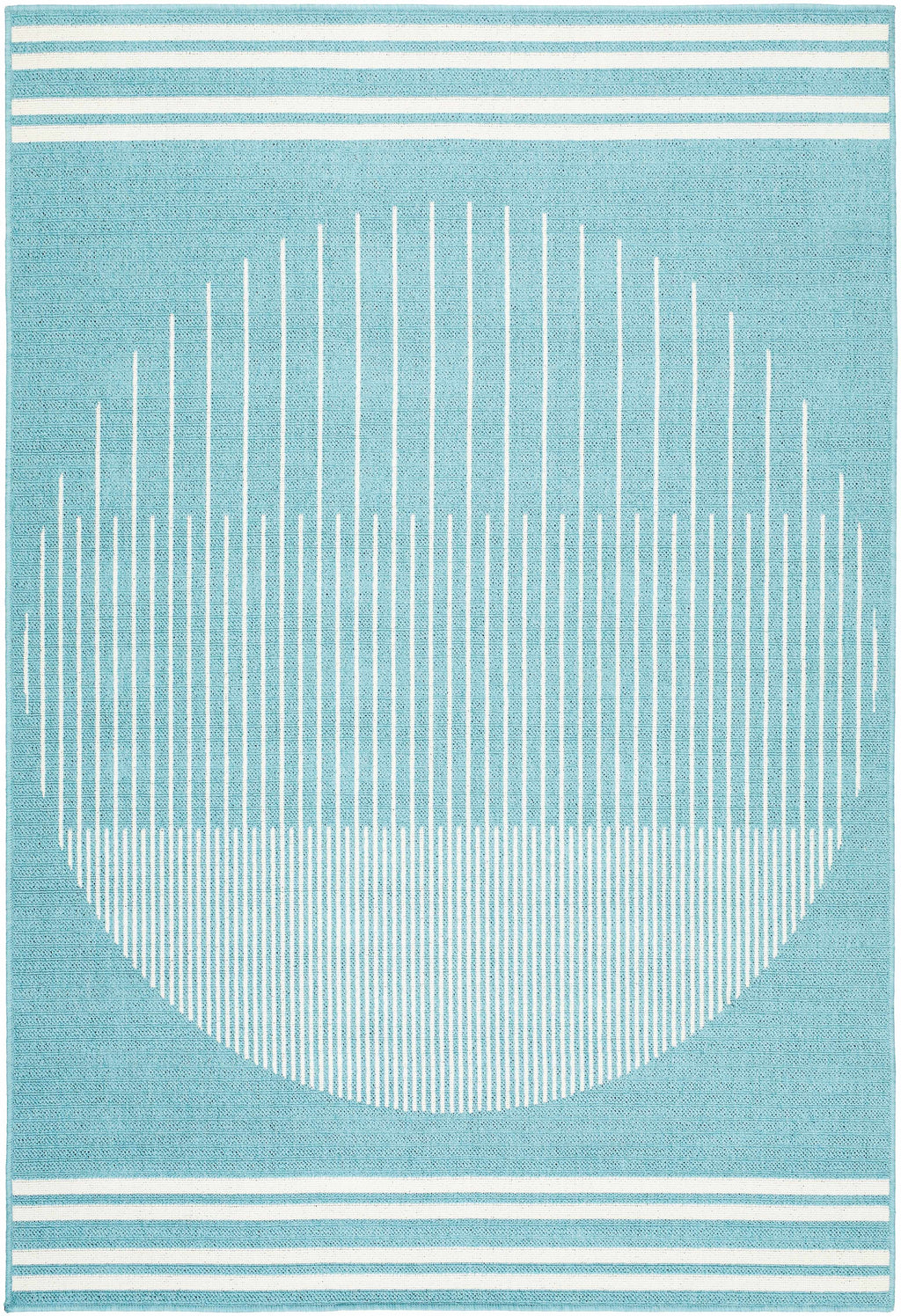 Nabil Aqua Outdoor Area Rug - Clearance